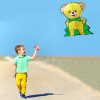 Drak TEDDY KITE GREEN www.SuperDraci.cz