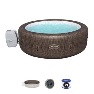 Nafukovací vírivý bazén Bestway® Lay-Z-Spa® Spa St. Moritz s elektrickým ohrevom vody a filtráciou je ideálny pre romantické chvíle