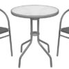 <p>Balkónový set pozostáva z dvoch stoličiek a jedného okrúhleho stola. Set je ideálnym funkčným doplnkom pre posedenie