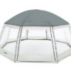 <p>Dvojvrstvová kruhová bazénová kupola Bestway® 58612 vám poskytne perfektnú ochranu pred slnkom. Disponuje ochranou UPF 50+. Poteší vás rýchla a jednoduchá inštalácia