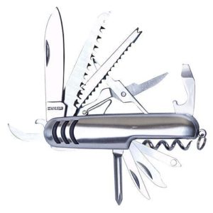 Multifunkčný nôž 15 v 1 poskytuje vykonanie 15 možných úkonov pomoci jediného praktického vreckového nožíka. Povrch noža