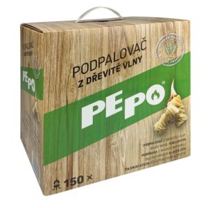PE-PO podpaľovač z drevitej vlny je vhodný pre použitie v griloch