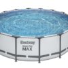 ako bazén priamo vo vašom dvore? Nadzemný bazén Bestway® Steel Pro MAX ™  ponúka extrémne odolný variant za skvelú cenu. Tiež má dostatok miesta pre vašu rodinu a priateľov