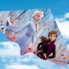 Drak s motívom z obľúbenej rozprávky Frozen ľadové kráľovstvo s postavami Elsy